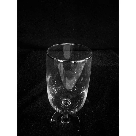 Lenox Desire Platinum Trim Water Goblets Set of 6 Crystal Glassware 7 1/8" Tall - Picture 6 of 12